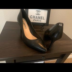 Karl Lagerfeld black heels